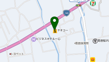【予約制】Bounce ロッカー ヤオコー寄居店 保管場所の地図画像