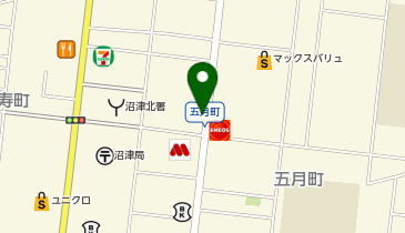 【予約制】Bounce ロッカー ウエルシア沼津五月町店 収納スポットの地図画像