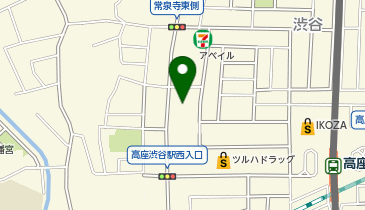 【予約制】Bounce Locker Inageya Yamato Takaza Shibuya store Storage Spotの地図画像