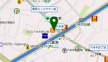 【予約制】Bounce Roppongi station Storage Spotの地図画像