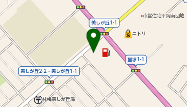 【予約制】Bounce ロッカー ヤマト運輸 札幌美しが丘センター預かり所の地図画像