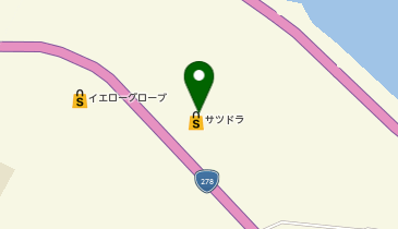 【予約制】Bounce ロッカー 薩摩函館川汲店 保管場所の地図画像