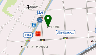 【予約制】Bounce ロッカー ヤマト運輸 海老名上郷センター 保管場所の地図画像