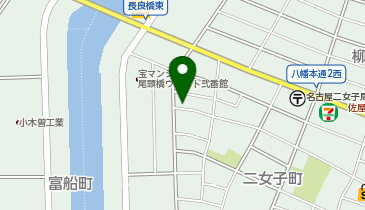 【予約制】Bounce ロッカー ヤマト運輸 中川大橋センター 保管場所の地図画像