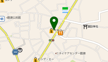 【予約制】Bounce ロッカー ヤオコー富士見羽沢店 保管場所の地図画像