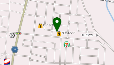 【予約制】Bounce ロッカー ウエルシア小山犬塚店 保管場所の地図画像