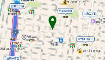 【予約制】Bounce タイトーストレージスポットの地図画像