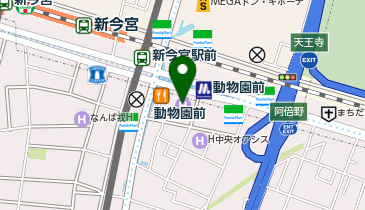 【予約制】Bounce 西成区収納スポットの地図画像