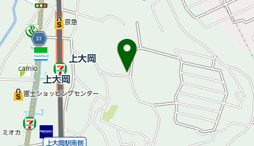 【予約制】Bounce ロッカー セブンイレブン横浜上岡東1丁目店 保管場所の地図画像