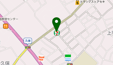 【予約制】Bounce ロッカー セブンイレブン 上尾西門前店 保管場所の地図画像