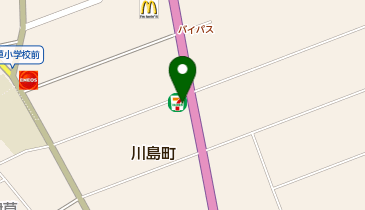 【予約制】Bounce セブンイレブン 川島生駒店 ロッカー 保管場所の地図画像