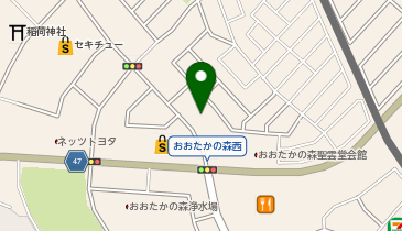 【予約制】Bounce ロッカー ウエルシア流山おおたかの森店 保管場所の地図画像