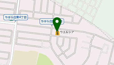 【予約制】Bounce ロッカー ウエルシア市原ちはら台店保管場所の地図画像