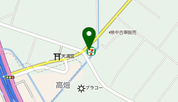 【予約制】Bounce セブンイレブン 埼玉笹久保新田店 ロッカー 保管場所の地図画像