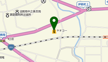 【予約制】Bounce ロッカー ヤオコー中之条店 収納スポットの地図画像