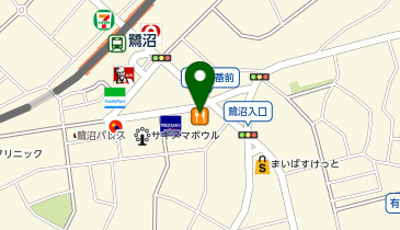 【予約制】Bounce セブンイレブン 川崎鷺沼中央店 ロッカー 収納スポットの地図画像