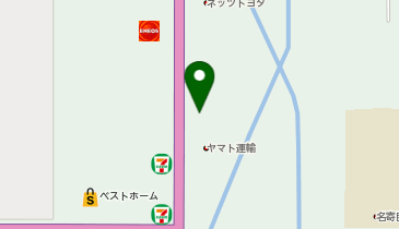 【予約制】Bounce ロッカー ヤマト運輸 名寄中央センター 保管場所の地図画像