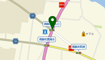 【予約制】Bounce ロッカー ヤマト運輸 高鍋営業所 保管場所の地図画像