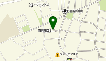 【予約制】Bounce ロッカー ウエルシア 日立南高野店 収納スポットの地図画像