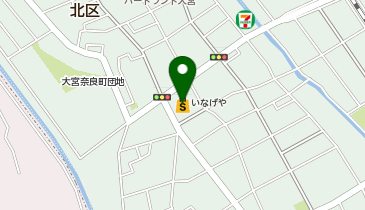 【予約制】Bounce ロッカー いなげや 大宮宮原店 お預かりスポットの地図画像