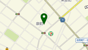 【予約制】Bounce ロッカーサツマ恵庭泉町店 収納スポットの地図画像