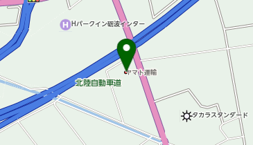 【予約制】Bounce ロッカー ヤマト運輸 砺波センター 保管場所の地図画像