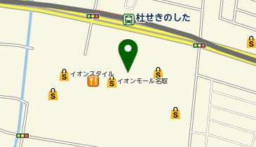 【予約制】Bounce イオンモール名取(6Aけやきコート北口)ロッカー保管場所の地図画像