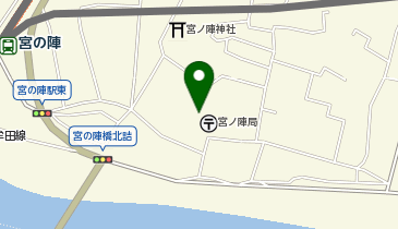 【予約制】Bounce 西日本鉄道宮ノ陣駅ロッカー収納スポットの地図画像