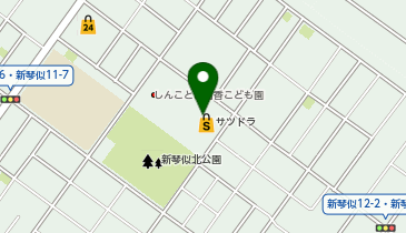 【予約制】Bounce ロッカー 薩摩新琴似六番街保管所の地図画像