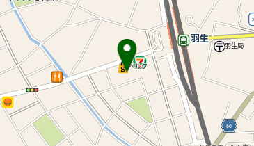 【予約制】Bounce ロッカーベルク羽生西店 収納場所の地図画像