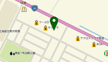 【予約制】Bounce ロッカー薩摩恵庭ゴールデンストア 保管場所の地図画像