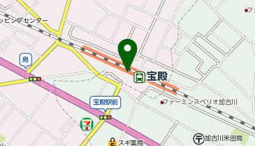 【予約制】Bounce ロッカー JR西日本 保殿駅 収納スポットの地図画像