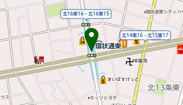 【予約制】Bounce Locker Sapporo City Transportation Bureau Kanjodori Higashi Station Storage Spotの地図画像