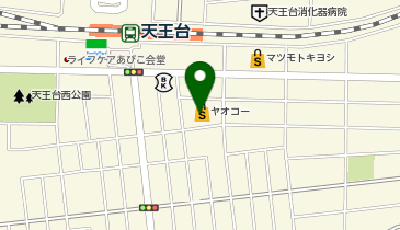 【予約制】Bounce ロッカー 八尾天王台店 保管場所の地図画像