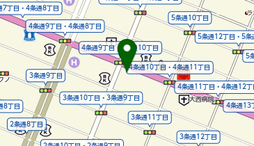 【予約制】Bounce ロッカー サツドラ 旭川4条通店 お預かりスポットの地図画像