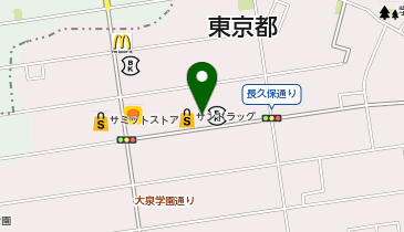 【予約制】Bounce ロッカー セブンイレブン練馬大泉学園町7丁目店 保管場所の地図画像