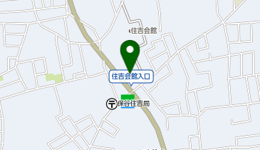 【予約制】Bounce 丸越保住吉ロッカー保管場所の地図画像