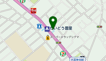 【予約制】Bounce ロッカー 大阪メトロ今里筋線 大道豊郷駅 改札口2階出口近くの収納スポットの地図画像