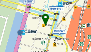 【予約制】Bounce ロッカー 丸ビル1F 収納スポットの地図画像