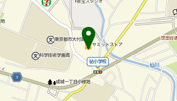 【予約制】Bounce Locker Summit Store Seijo Storage Spotの地図画像