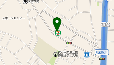 【予約制】Bounce セブンイレブン初代店ロッカー保管場所の地図画像