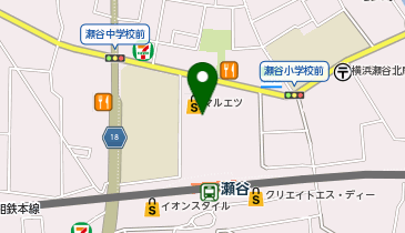 【予約制】Bounce ロッカーマルエツ瀬谷預かり所の地図画像
