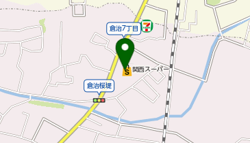 【予約制】Bounce ロッカー関西スーパーマーケット蔵地店 保管場所の地図画像