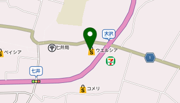 【予約制】Bounce ロッカー ウエルシア益子大沢店 保管場所の地図画像