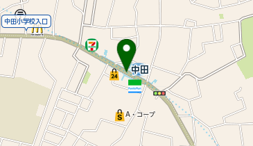 【予約制】Bounce 横浜市営地下鉄中田駅ロッカー収納スポットの地図画像