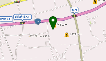 【予約制】Bounce ロッカー ヤオコー 安中店 収納スポットの地図画像