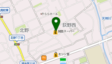 【予約制】Bounce ロッカー 関西スーパーマーケット 鴻池店 収納スポットの地図画像