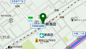 【予約制】Bounce ロッカー JR西日本 新長田駅 収納スポットの地図画像