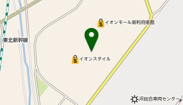 【予約制】Bounce ロッカー イオンモール新利府 南館 イオンスタイル 西口 収納スポットの地図画像