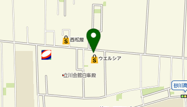 【予約制】Bounce ロッカー ウエルシア 立川柏町店 お預かりスポットの地図画像